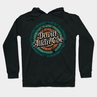 David Allan Coe // Retro Circle Crack Vintage Hoodie